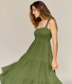 The Lina Dress | Forest Gauze -Ivona Sale Store 1 037c8aec 212b 4f4c b562 fb363eb02e53