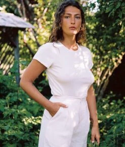 The Rayne Tee | Ivory -Ivona Sale Store 1 0e57a5ee a8f6 4bb2 8dcb 92618ff83dcd