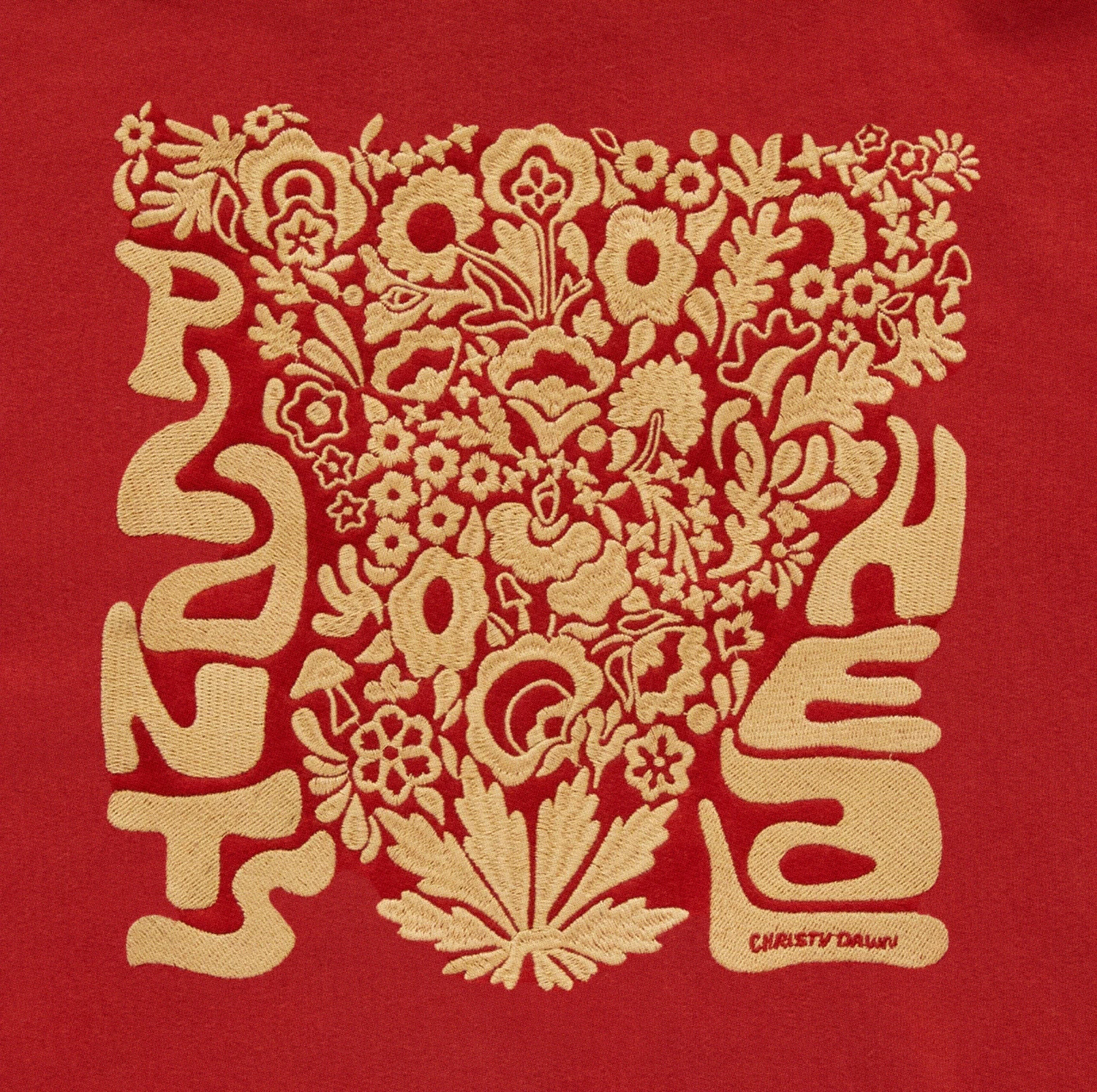 Plants Heal Hoodie | Red 4 Plants Heal Hoodie | Red - Image 4