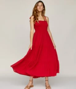 The Lina Dress | Crimson Gauze -Ivona Sale Store 6 7337597c e8a3 4852 a572 e80bf983fa70