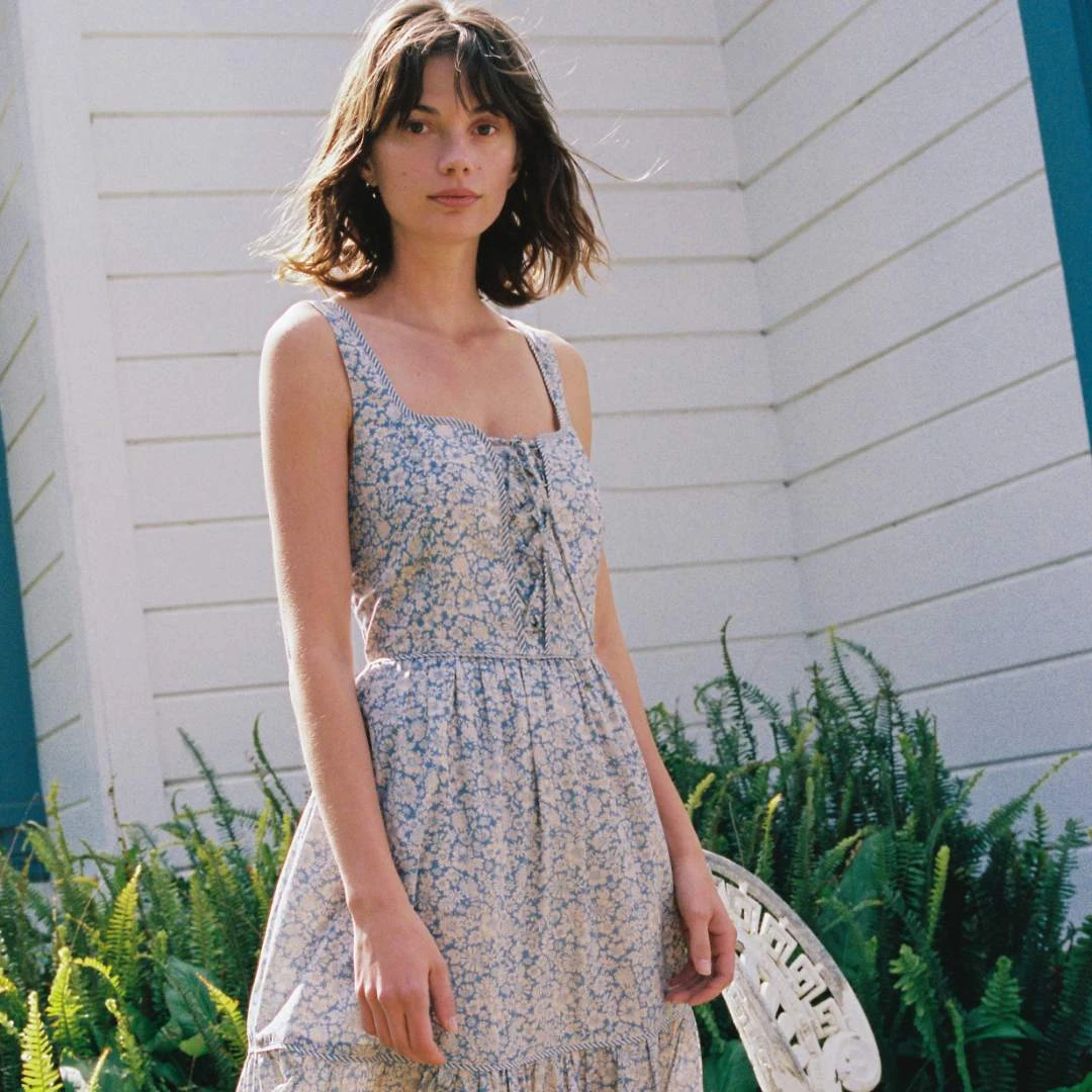 The Adele Dress | Daisy Blue 7 The Adele Dress | Daisy Blue - Image 7