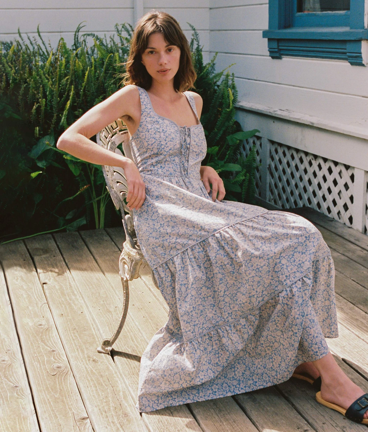 The Adele Dress | Daisy Blue 5 The Adele Dress | Daisy Blue - Image 5