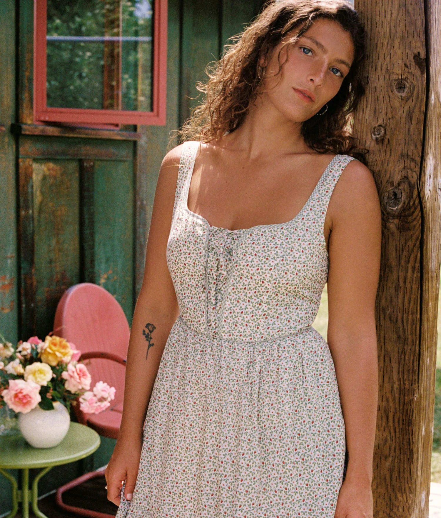 The Adele Dress | Creme Strawberry 6 The Adele Dress | Creme Strawberry - Image 6