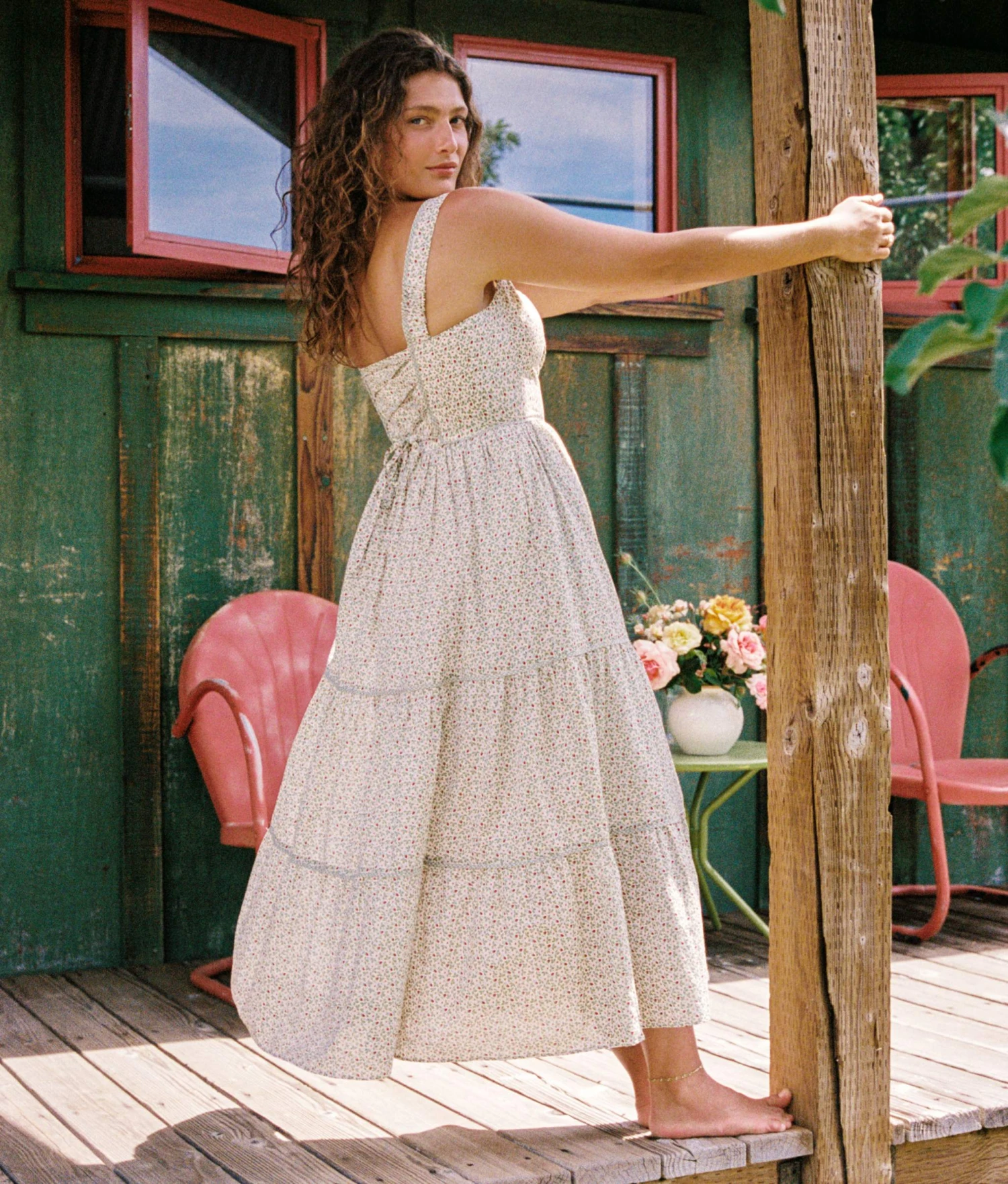 The Adele Dress | Creme Strawberry 7 The Adele Dress | Creme Strawberry - Image 7