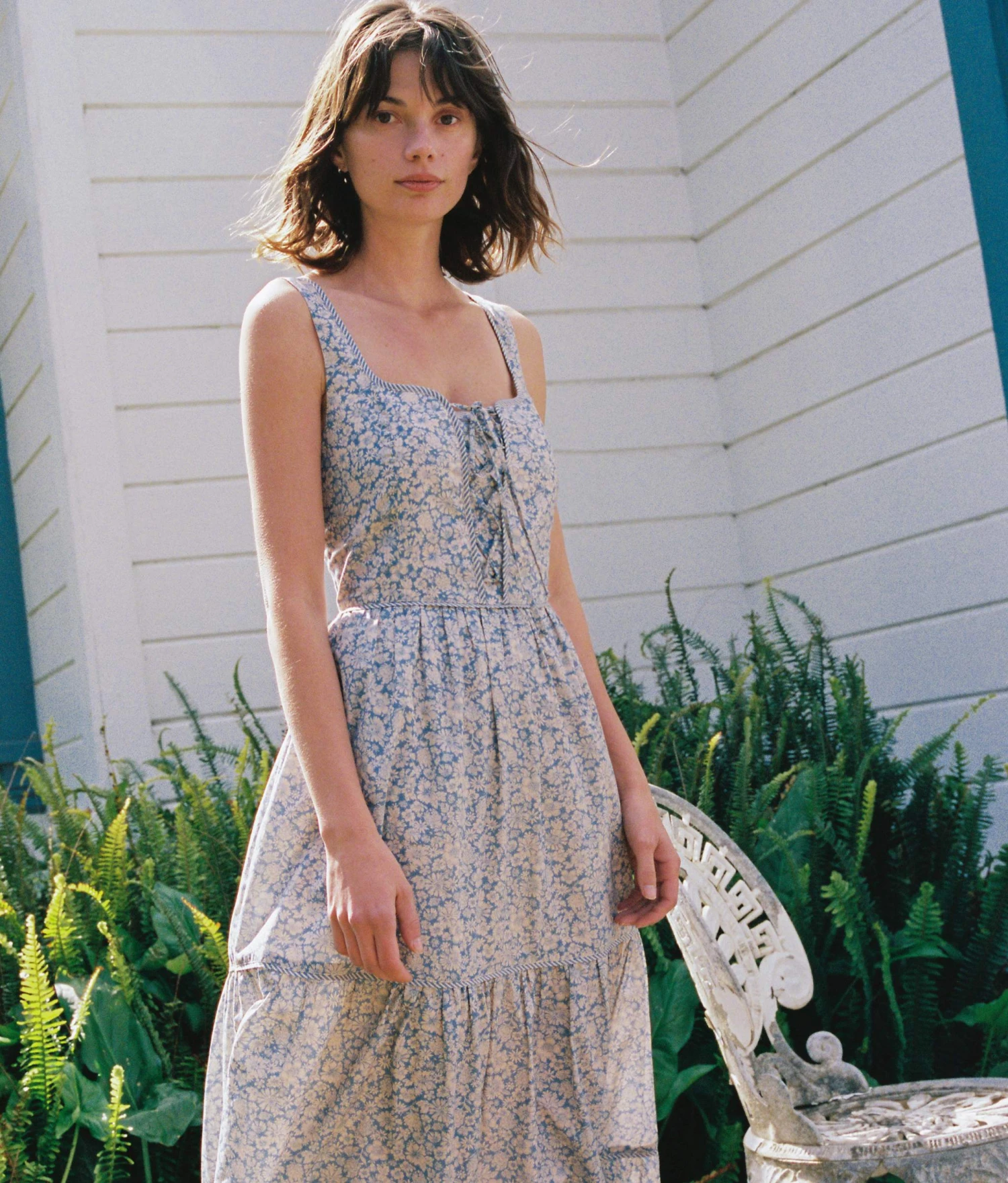 The Adele Dress | Daisy Blue 2 The Adele Dress | Daisy Blue - Image 2