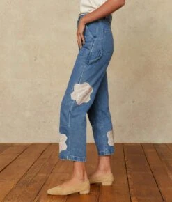 The Aiden Pant | Denim Patchwork -Ivona Sale Store Aiden4