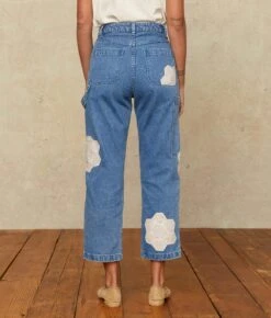 The Aiden Pant | Denim Patchwork -Ivona Sale Store Aiden6
