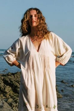 The Antonia Dress | Ecru -Ivona Sale Store Antonia1