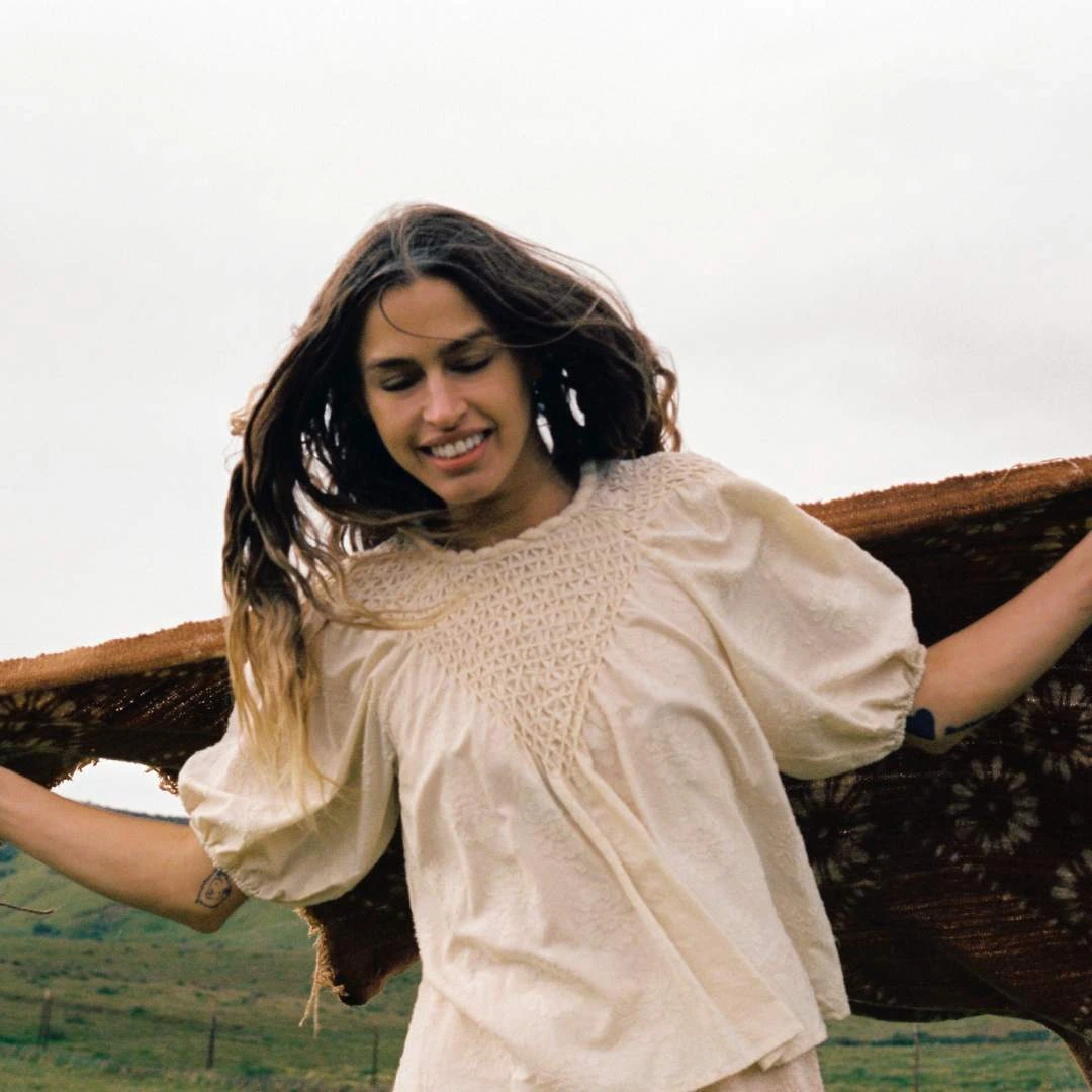 The Asha Blouse | Sunflower Jacquard 5 The Asha Blouse | Sunflower Jacquard - Image 5