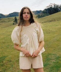 The Asha Blouse | Sunflower Jacquard 8 The Asha Blouse | Sunflower Jacquard -Ivona Sale Store Asha1