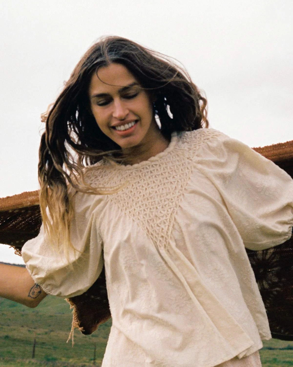 The Asha Blouse | Sunflower Jacquard 1 The Asha Blouse | Sunflower Jacquard