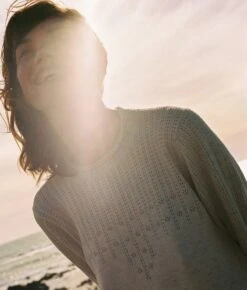 The Ashton Sweater Dress | Natural Pointelle -Ivona Sale Store Ashton2