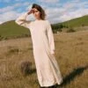 The Ashton Sweater Dress | Natural Pointelle -Ivona Sale Store AshtonCover