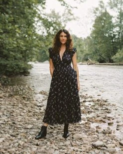 The Aurelia Dress | Noir Dancing Chamomile