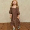 The Bianca Dress Kids | Geo Ditsy Hickory