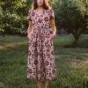 The Dawn Dress | Ruby Garden -Ivona Sale Store BlockDawnCover Recovered