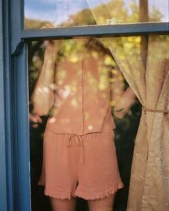 The Bobby Short | Toasted Nut Pointelle