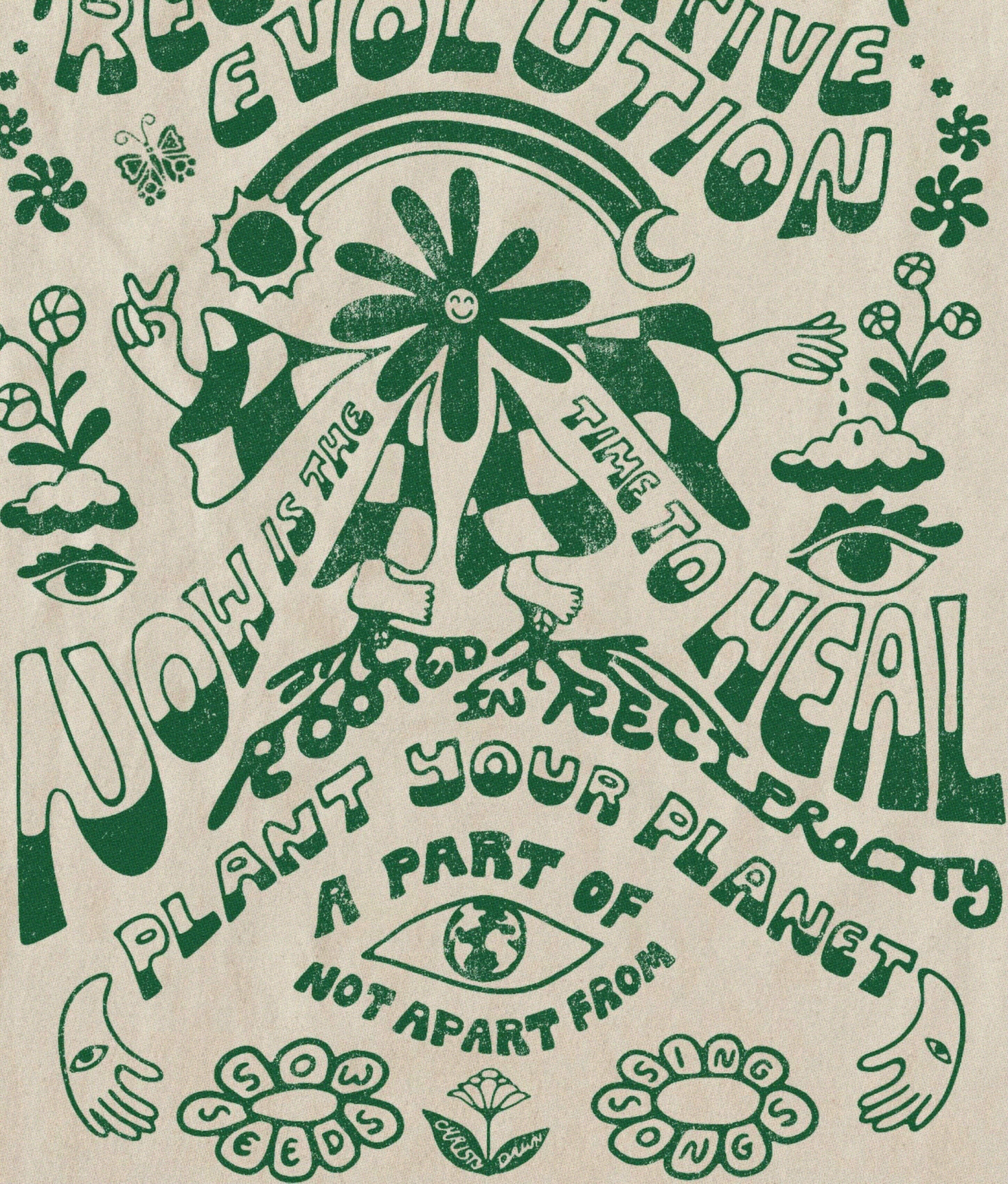 Evolution Long Sleeve Tee | Natural Green 8 Evolution Long Sleeve Tee | Natural Green - Image 8