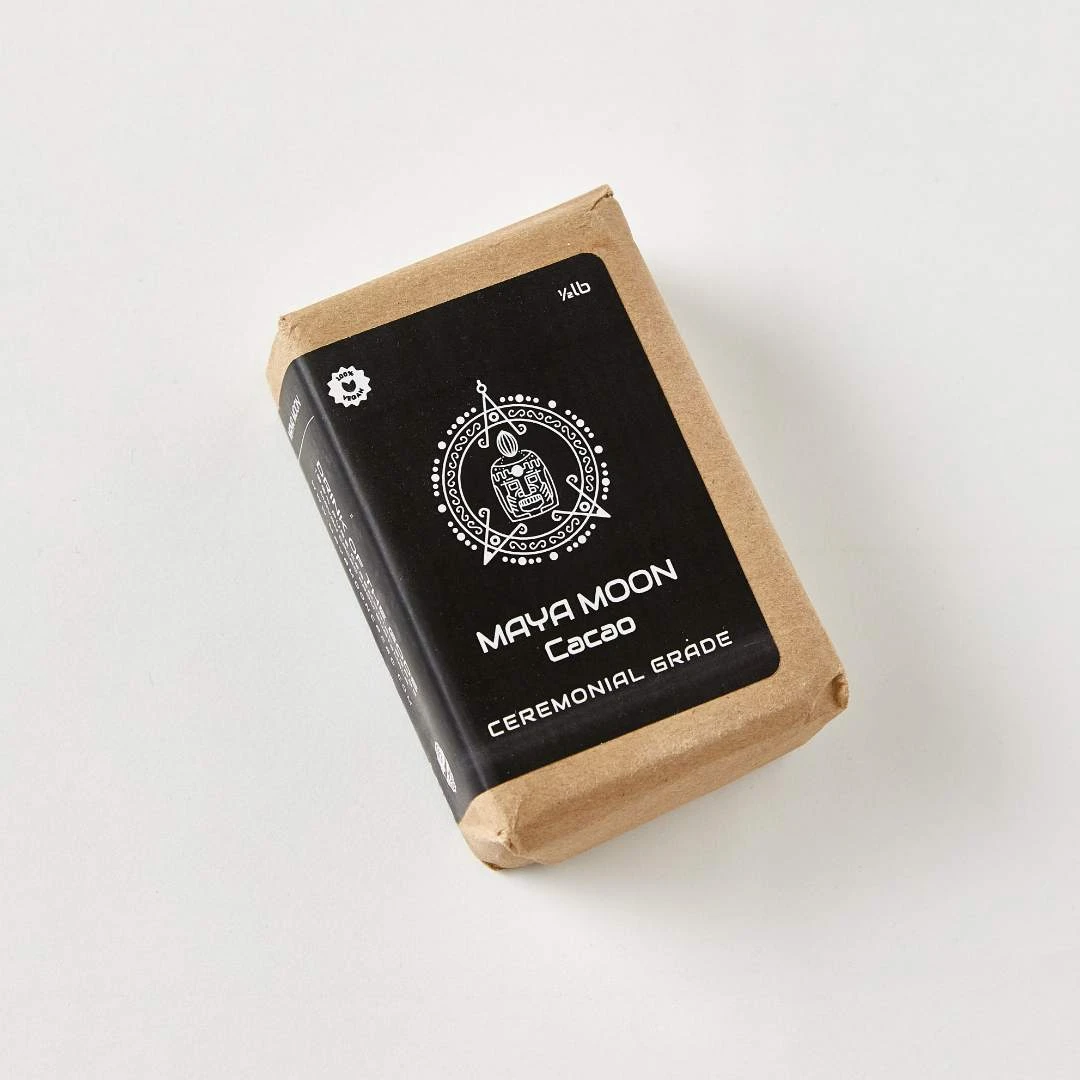 Maya Moon Cacao 1/2 Pound Block Ceremonial Cacao 2 Maya Moon Cacao 1/2 Pound Block Ceremonial Cacao - Image 2