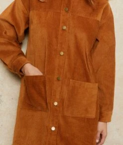 The Candice Dress | Cognac Corduroy 13 The Candice Dress | Cognac Corduroy -Ivona Sale Store Candice2