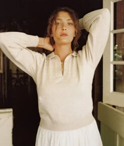 The Cecille Sweater | Oat -Ivona Sale Store Cecille5