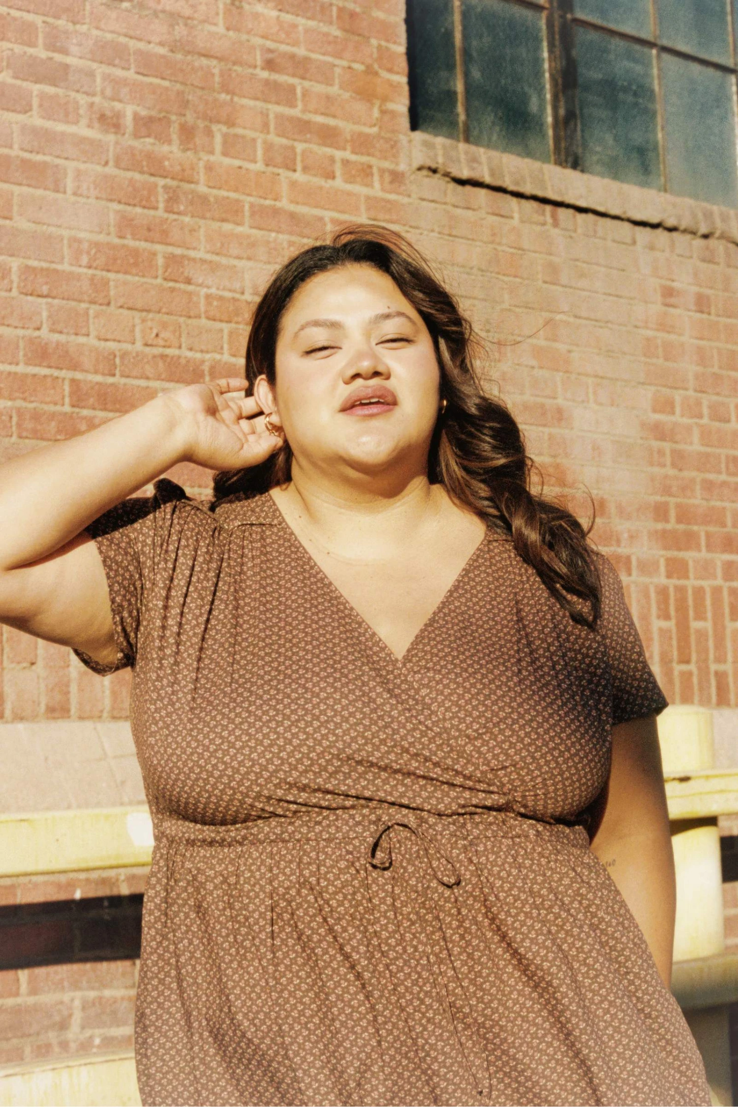 The Dawn Dress Extended | Geo Ditsy Hickory 4 The Dawn Dress Extended | Geo Ditsy Hickory - Image 4