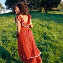 The Cierra Dress Petites | Rojo Khadi -Ivona Sale Store Cierra fb feed 54ca24db 3731 4434 9f34 b61adb3d0be2