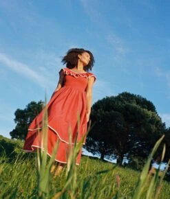 The Cierra Dress Petites | Rojo Khadi -Ivona Sale Store Cierra2 b0a4c864 117d 416a 872a d92adaa08b75