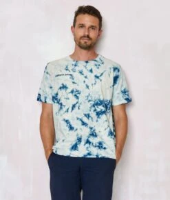 The Regenerative Tee | Indigo Tie Dyed -Ivona Sale Store DAWN 060722 FloraCharlie 39591