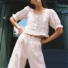 The Ellen Top | Pearl Linen -Ivona Sale Store DAWN 061923 SUMMER 0477 COVER 470e6a91 eada 4f63 a0d0 8ebd606c5617
