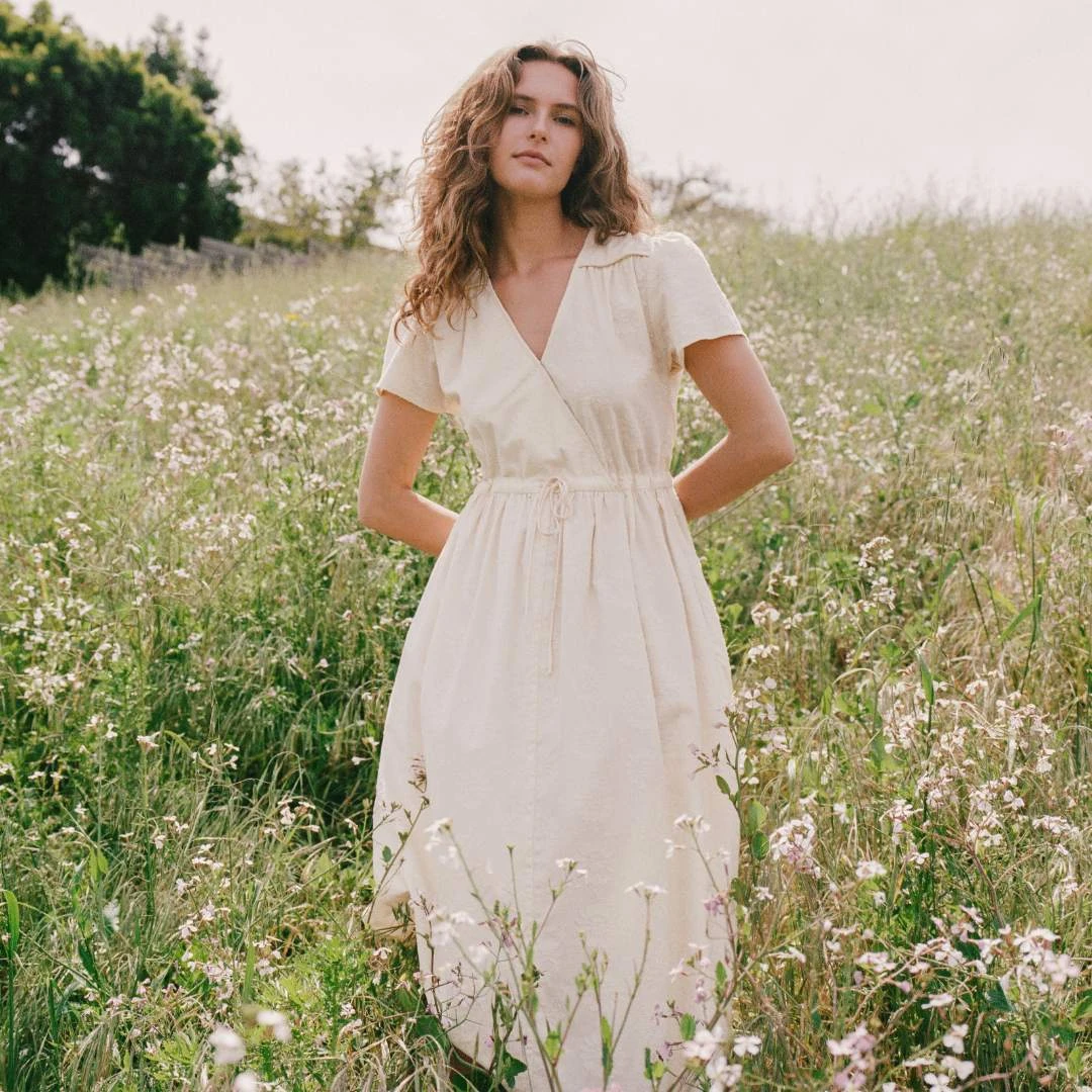 The Dawn Dress | Sunflower Jacquard 5 The Dawn Dress | Sunflower Jacquard - Image 5