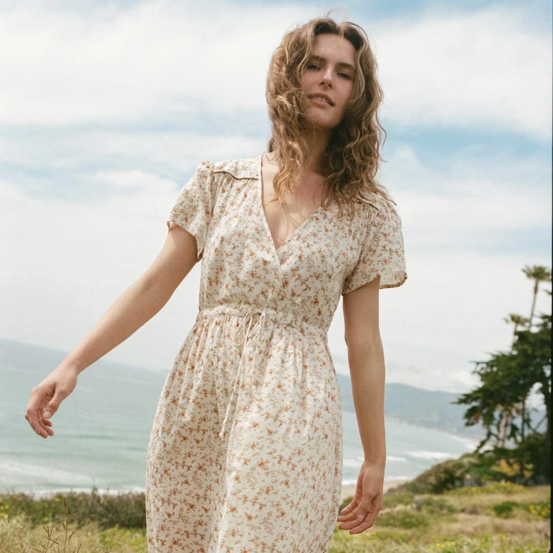 The Dawn Dress | Caramel Floral 6 The Dawn Dress | Caramel Floral - Image 6