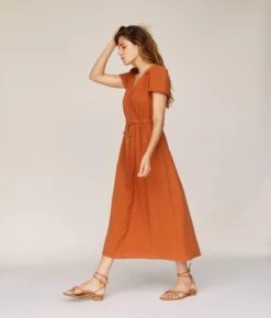 The Dawn Dress | Rust Gauze 12 The Dawn Dress | Rust Gauze -Ivona Sale Store Dawn1 ef1548ad d1fa 41e4 acb1 29cbe0c0977f