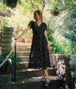 The Dawn Dress | Noir Dancing Chamomile -Ivona Sale Store Dawn2 e97f43a4 15a1 4386 a3e1 a22c3ca12fa5