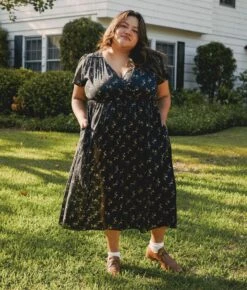 The Dawn Dress Extended | Noir Dancing Chamomile -Ivona Sale Store Dawn3 331c3387 b624 4ccd 924b 92be3f271dae