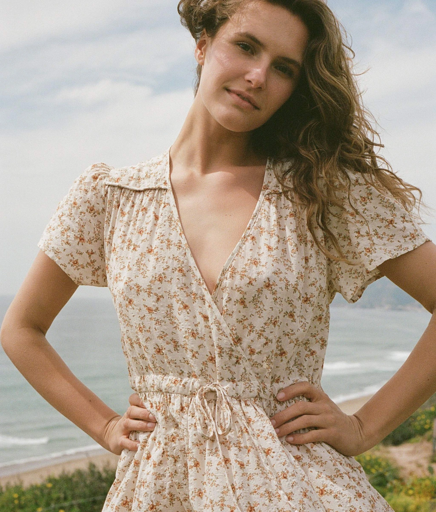 The Dawn Dress | Caramel Floral 3 The Dawn Dress | Caramel Floral - Image 3