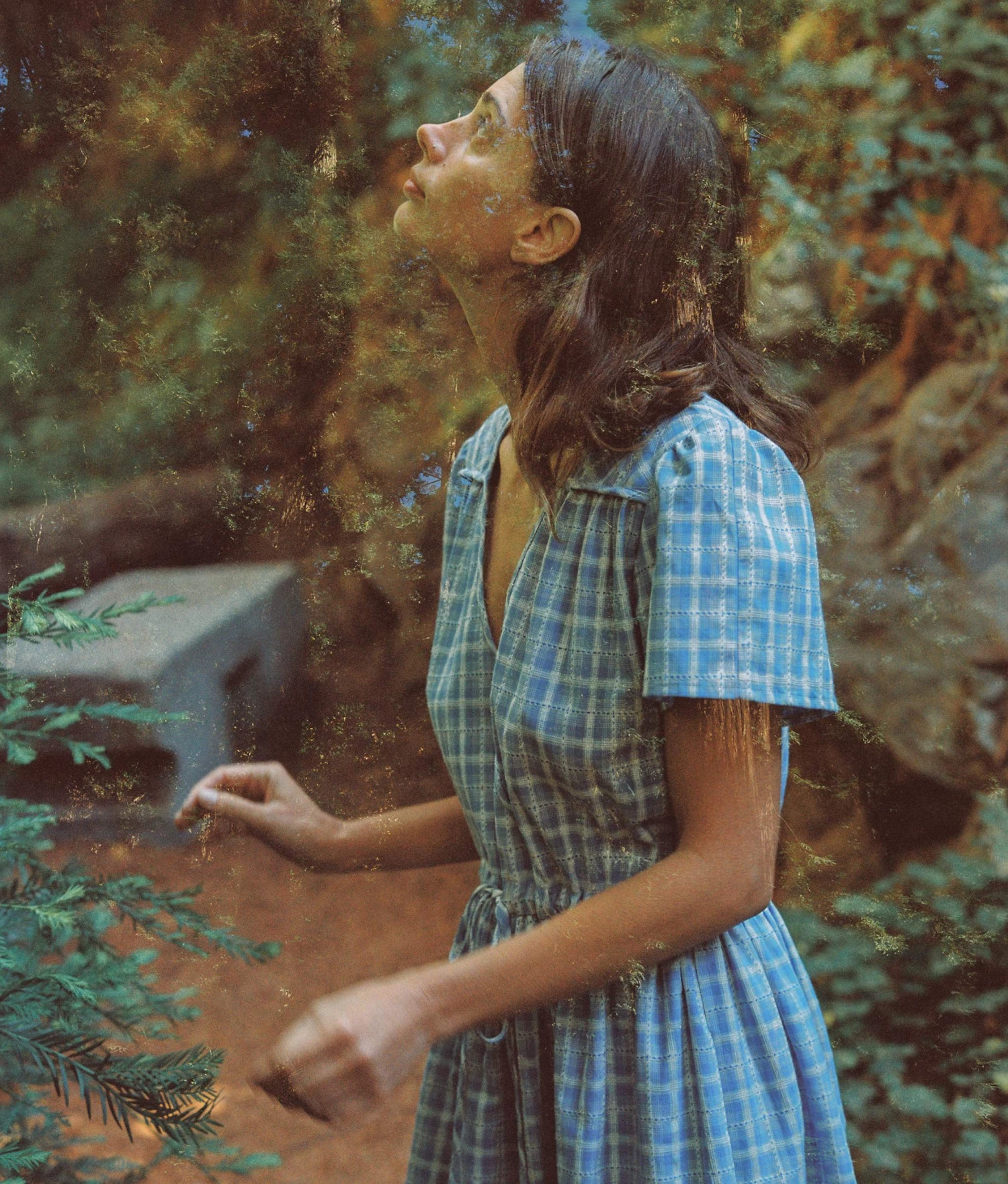 The Dawn Dress | Cornflower Basketweave 3 The Dawn Dress | Cornflower Basketweave - Image 3