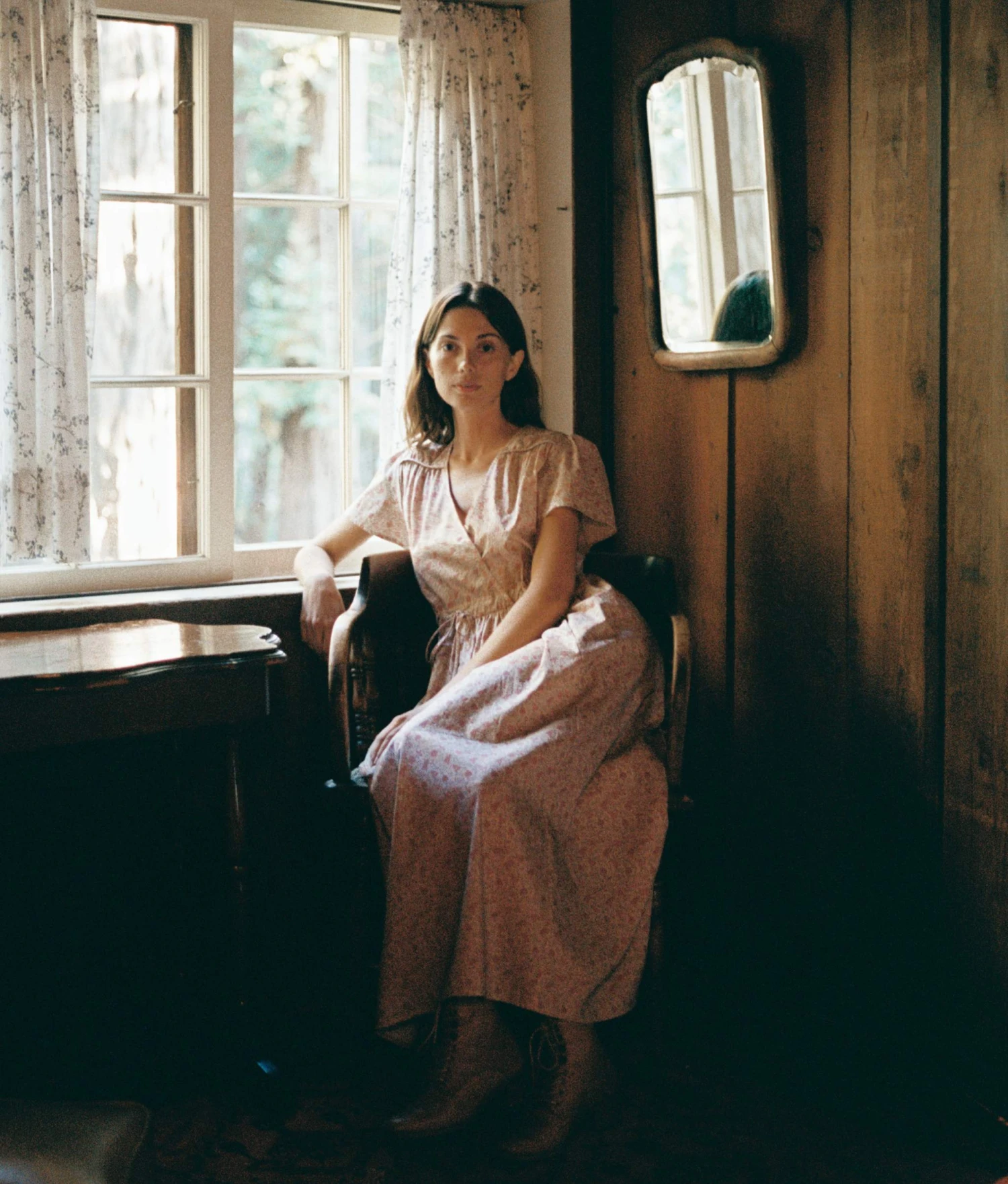 The Dawn Dress | Mauve Cosmos Floral 7 The Dawn Dress | Mauve Cosmos Floral - Image 7