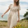 The Dawn Dress | Caramel Floral -Ivona Sale Store DawnCover 3