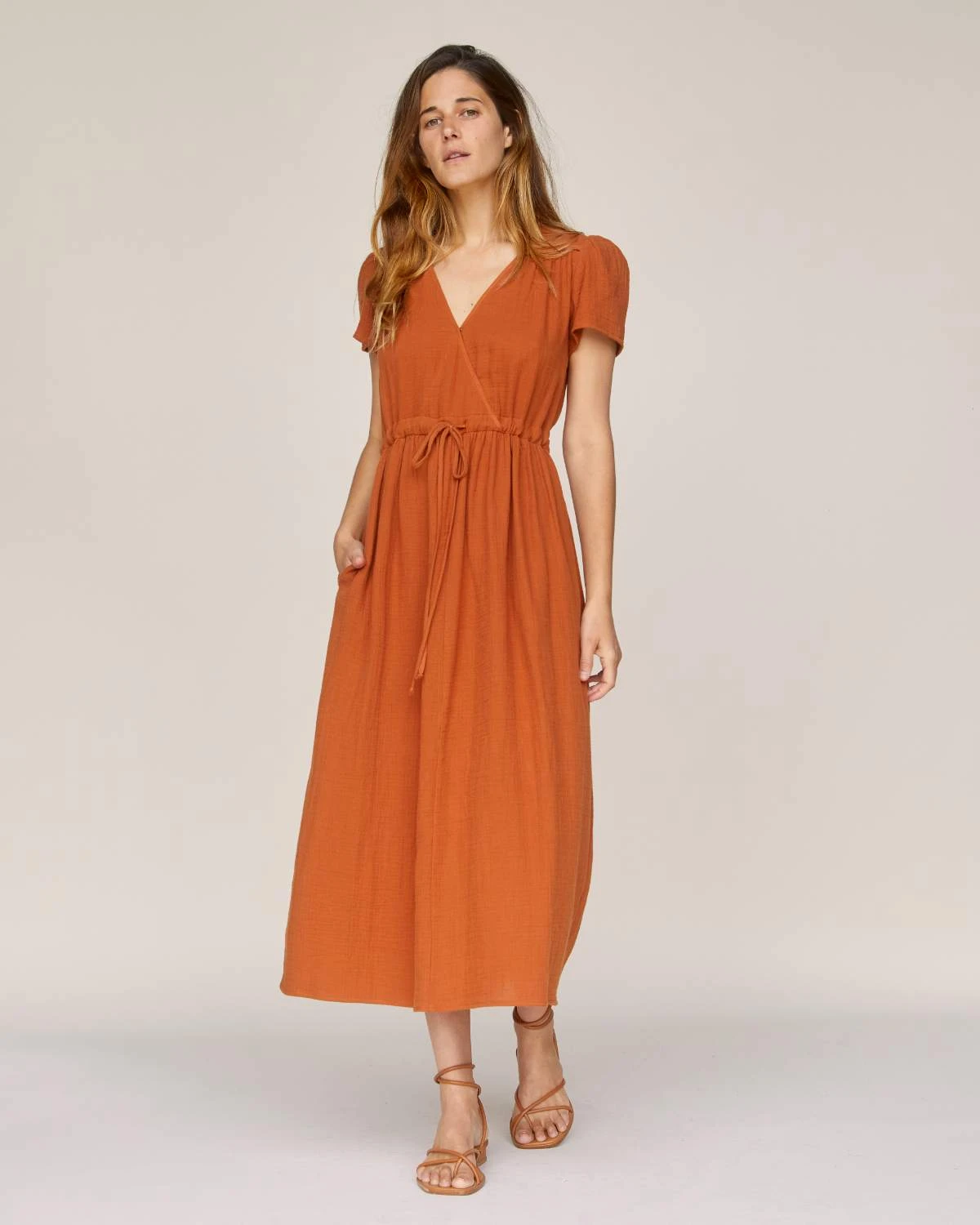 The Dawn Dress | Rust Gauze 1 The Dawn Dress | Rust Gauze