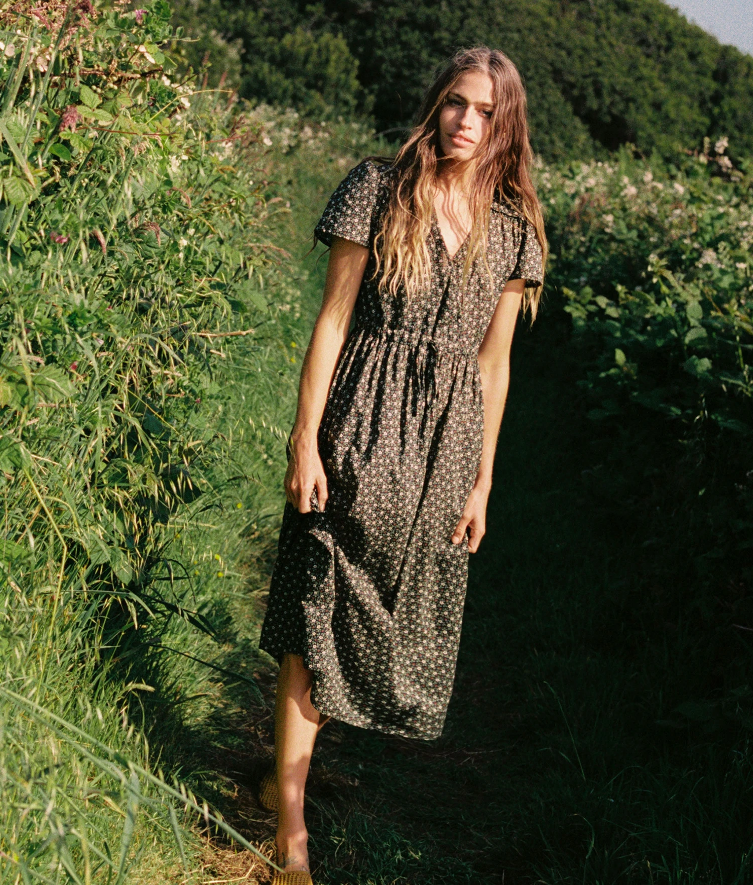 The Dawn Dress Petites | Night Strawberry 3 The Dawn Dress Petites | Night Strawberry - Image 3