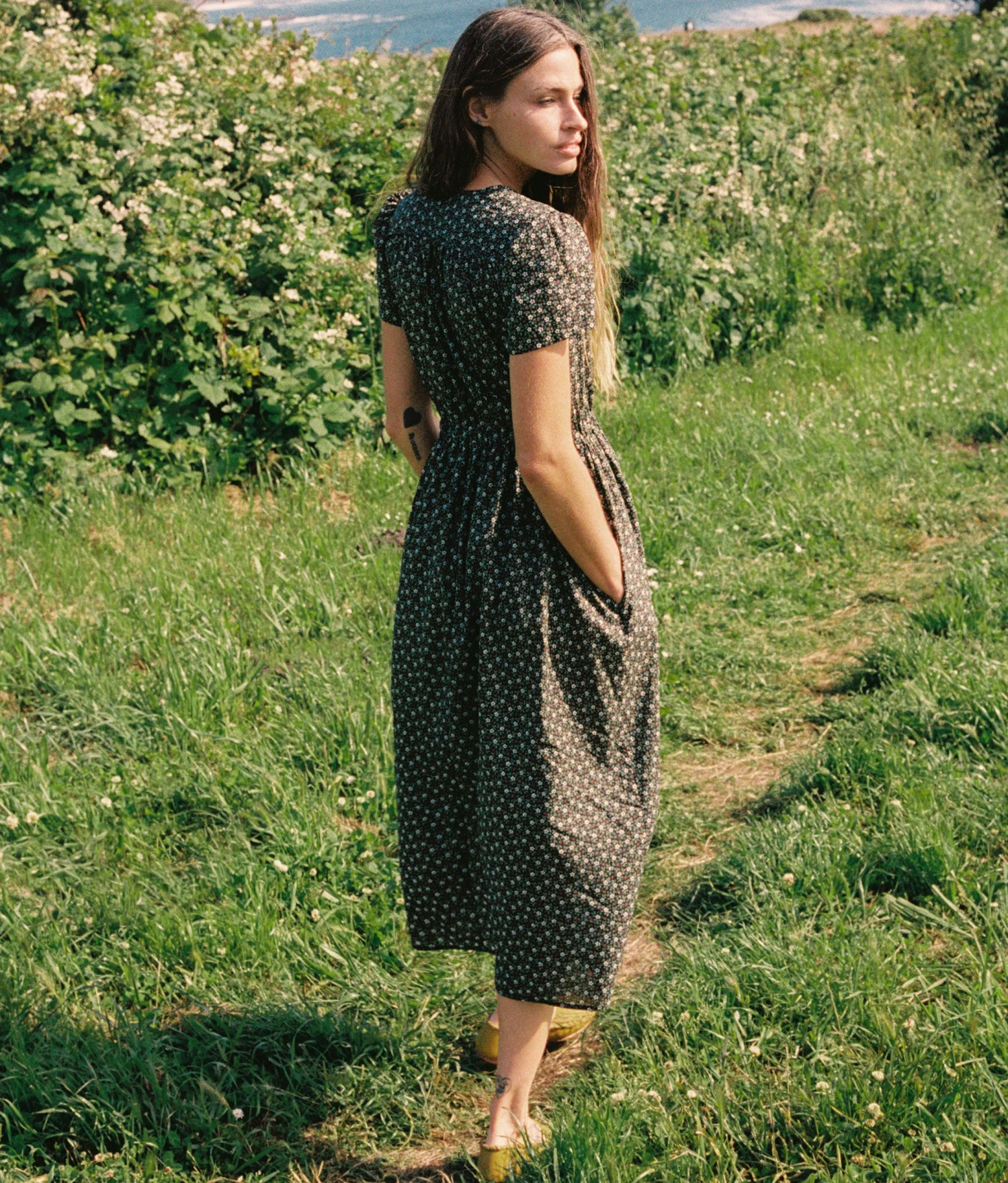 The Dawn Dress Petites | Night Strawberry 4 The Dawn Dress Petites | Night Strawberry - Image 4