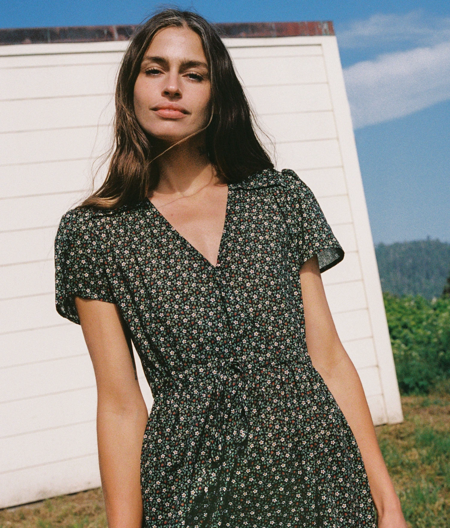 The Dawn Dress Petites | Night Strawberry 2 The Dawn Dress Petites | Night Strawberry - Image 2