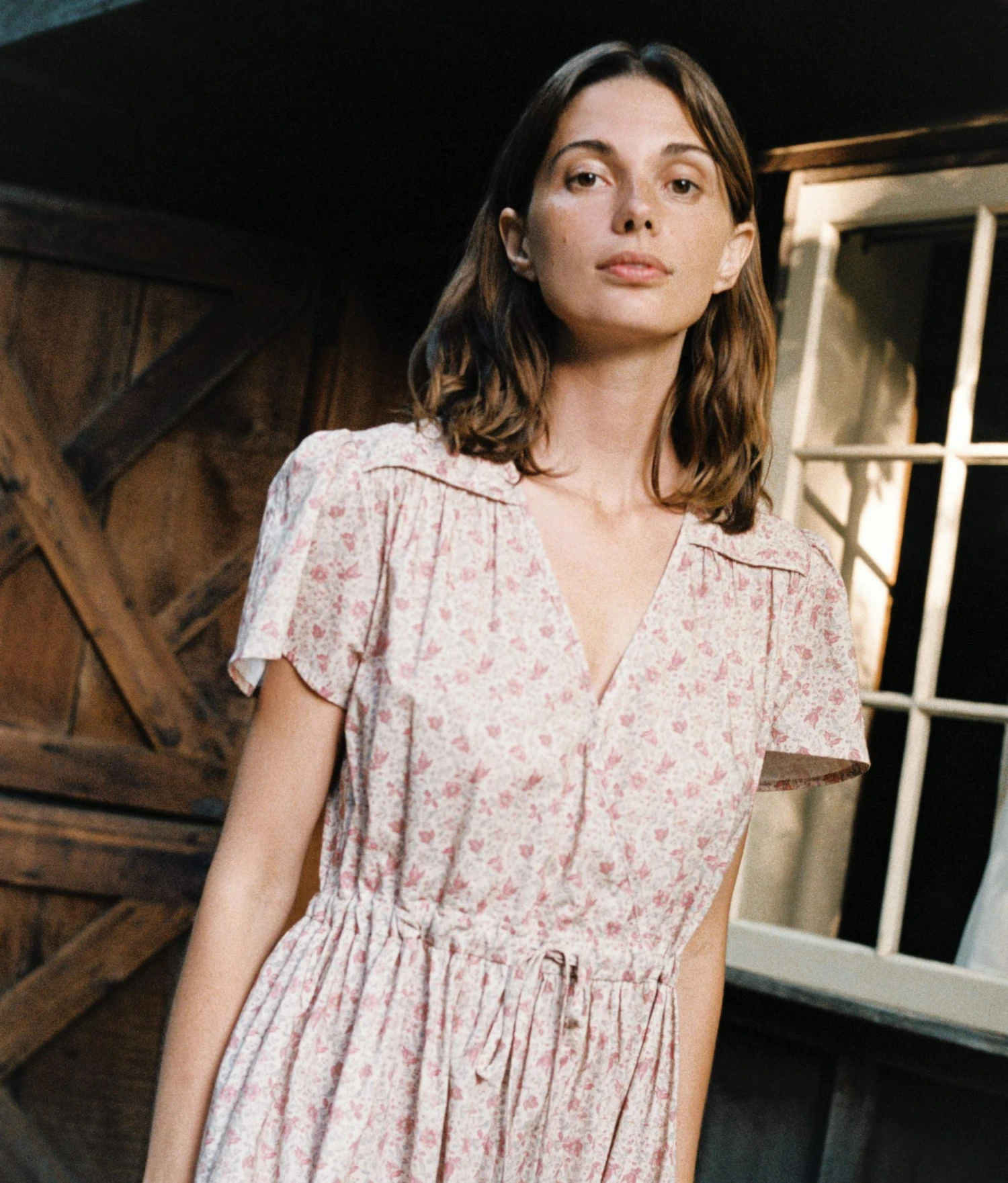 The Dawn Dress | Mauve Cosmos Floral 2 The Dawn Dress | Mauve Cosmos Floral - Image 2