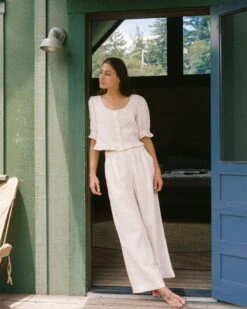 The Asa Pant | Pearl Linen