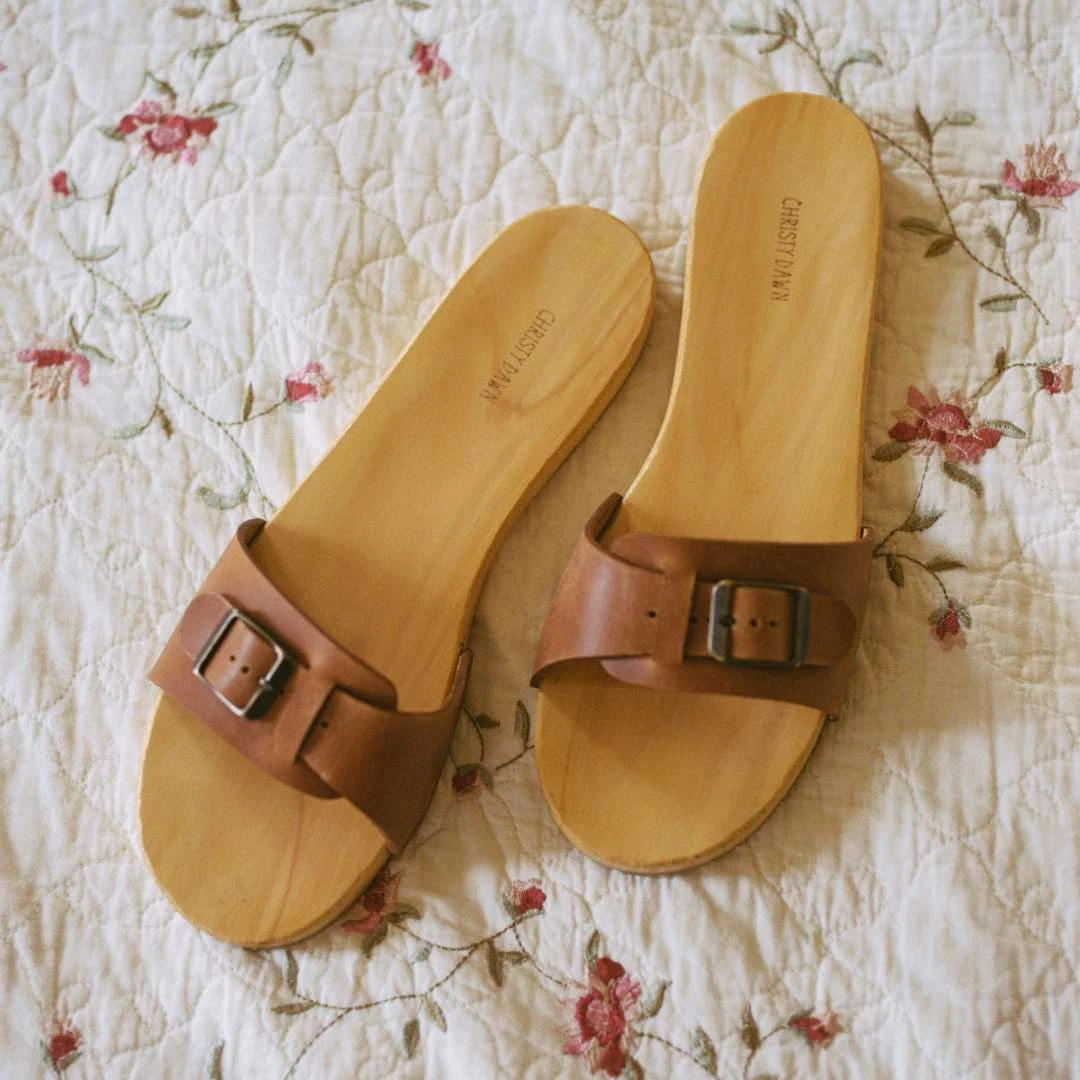 The Ventura Clog | Cognac Leather 3 The Ventura Clog | Cognac Leather - Image 3