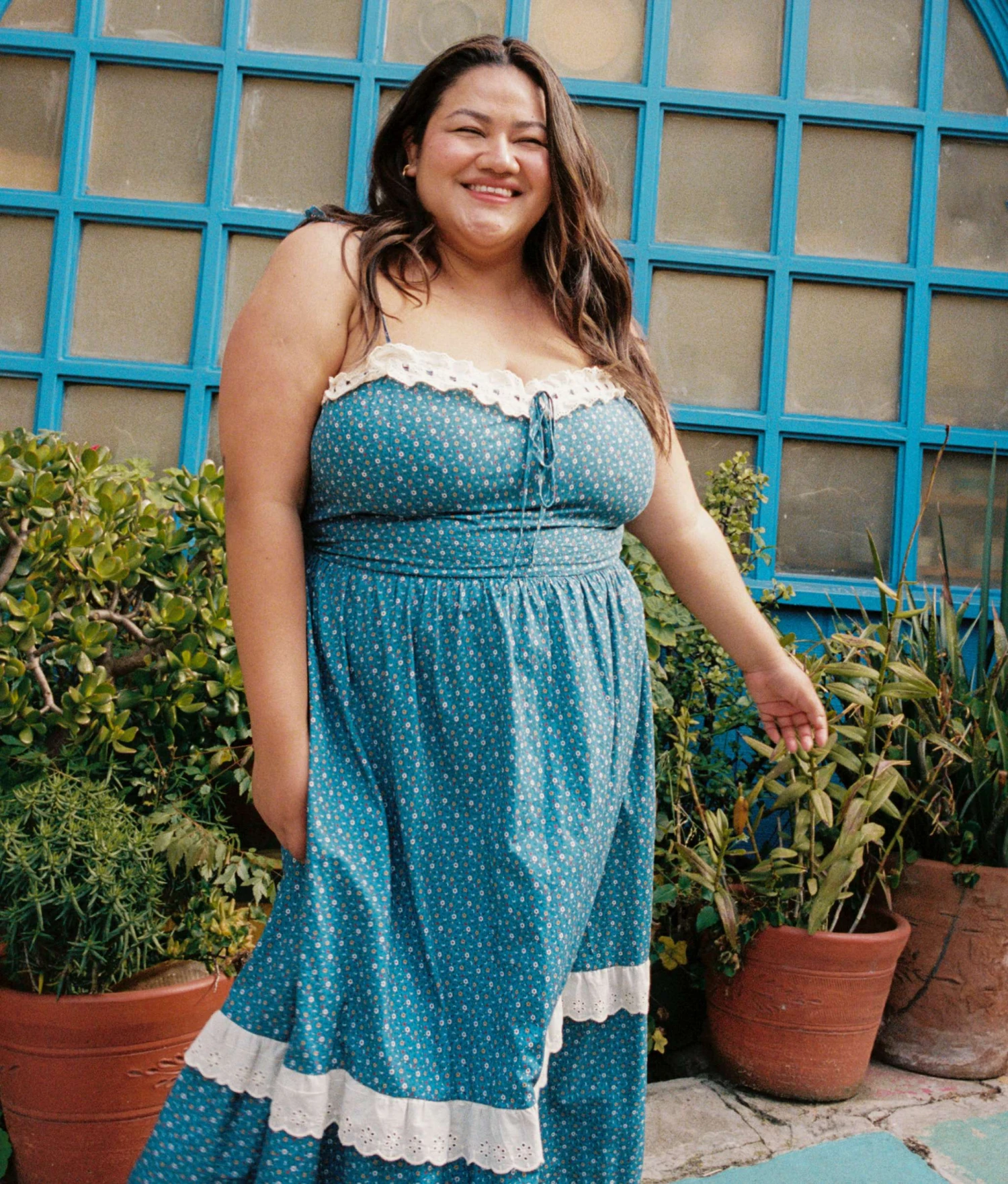 The Emma Dress Extended | Essence Blue 4 The Emma Dress Extended | Essence Blue - Image 4