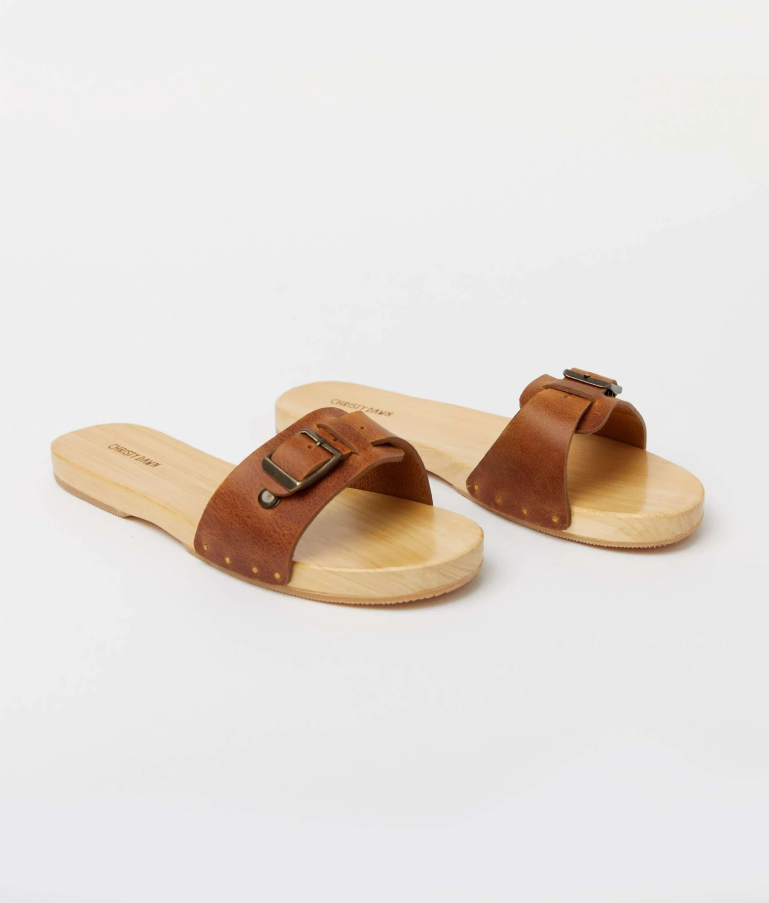 The Ventura Clog | Cognac Leather 6 The Ventura Clog | Cognac Leather - Image 6