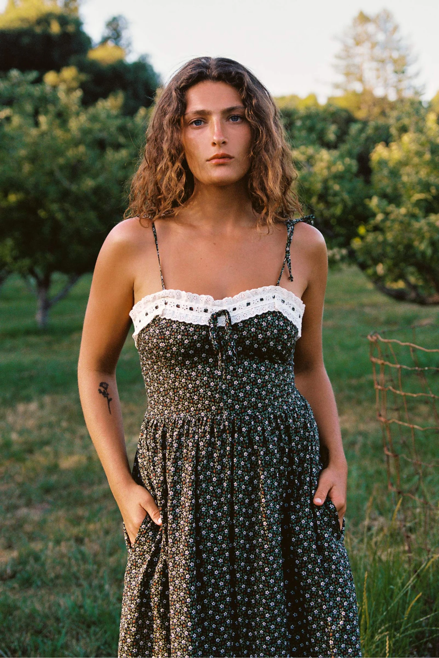 The Emma Dress | Night Strawberry 3 The Emma Dress | Night Strawberry - Image 3