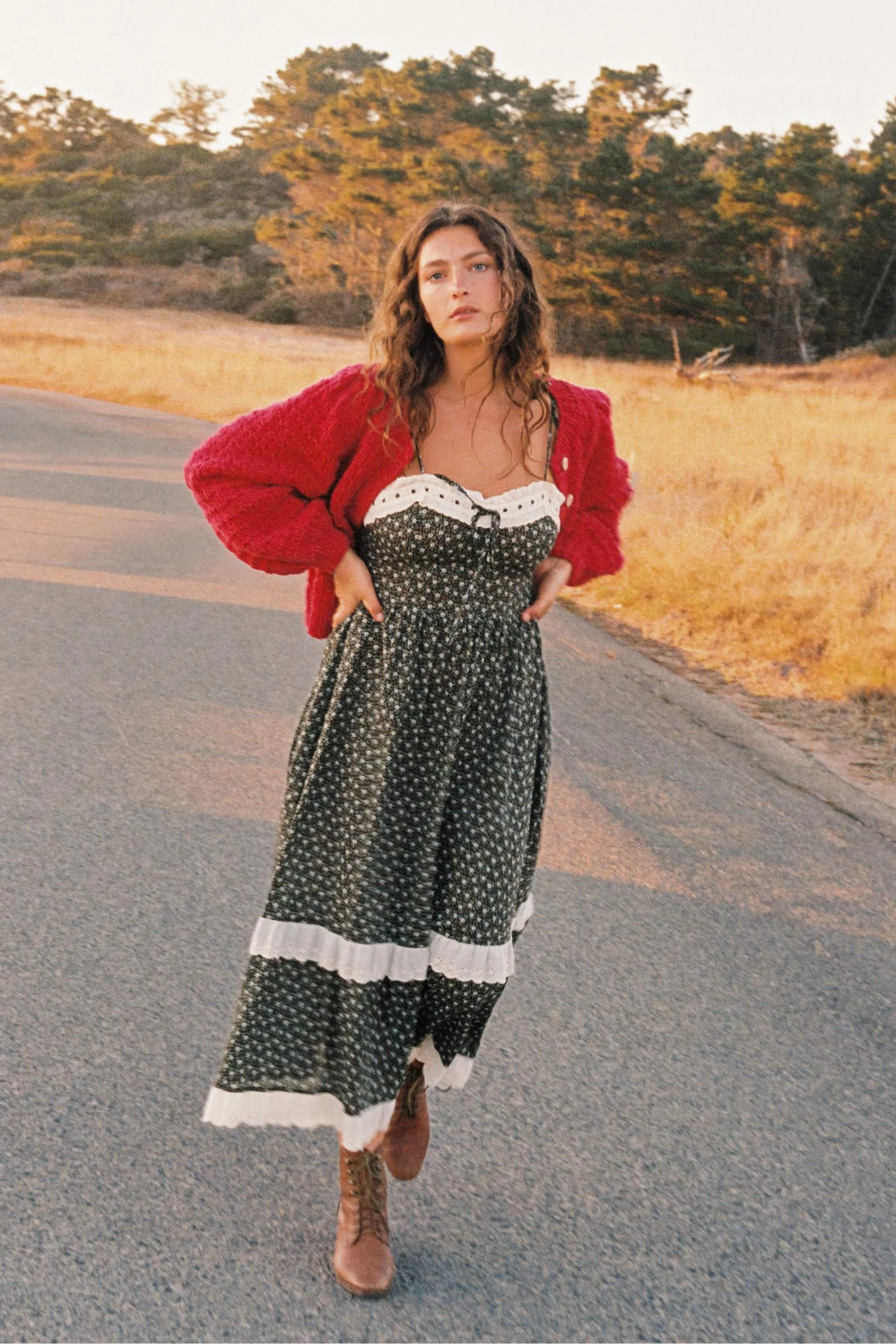 The Emma Dress | Night Strawberry 2 The Emma Dress | Night Strawberry - Image 2